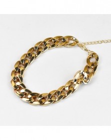 03-Gold Dog Chain Collar...