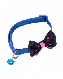 Blue-Pet Cat Bowknot...