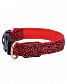 S size-Red-LED Dog Collar...