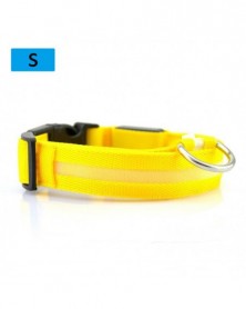 S size-Yellow-1pc Nylon LED...