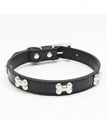 XS size-black-Pet Necklace...