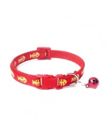 Red-Pets Dog Cat Fish Bone...