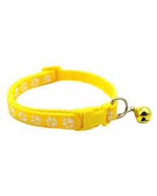 Yellow-Cats Dog Collar with...