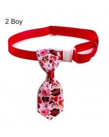 2 Boy-Pet Collar Love-heart...