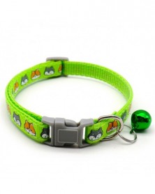 Green-Cartoon Pet Collar...