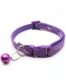 purple-Cat Dog Collar with...