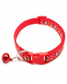 Red-New Cartoon Pet Collar...