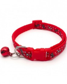 Red-Cartoon Dog Cat Collars...