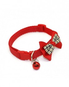 Red-New Cat Bow Collar...