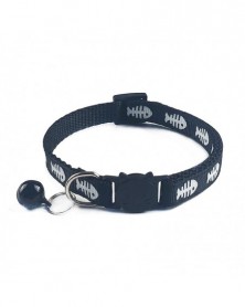 black-Adjustable Cat Collar...