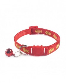 fish red-Puppy Collar Pet...