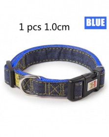 1.0cm-BLUE-1 Pcs Pets Denim...