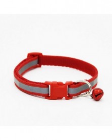 Red - Adjustable Pet Collar...