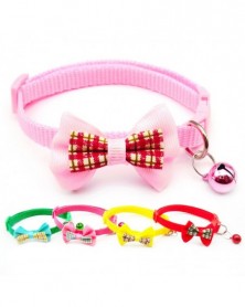 White - Pet Cat Bell Collar...