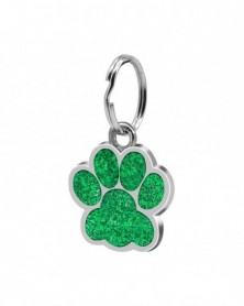 Green - Pet Tag Vivid Paw...