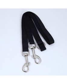 Black - Two Dogs Leash...