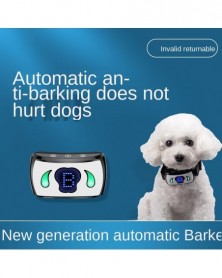 Automatic anti barking...