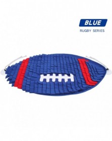 Blue - Rugby Shape Pet Dog...