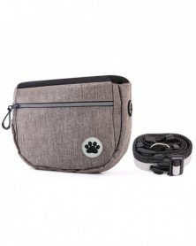 grey - Dog Treat Bag Pouch...